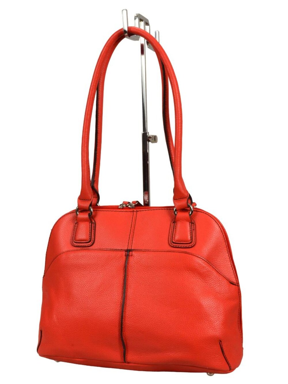 Pretty Reddish Pebbled Leather Tignanello NWT! - Picture 5 of 9